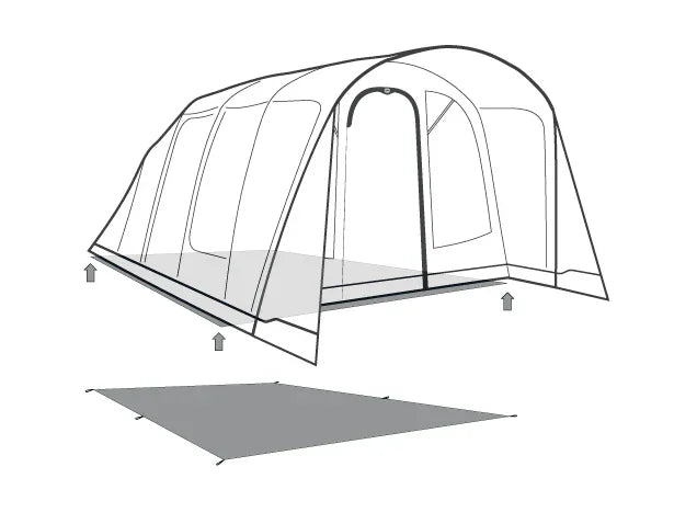 Outwell Colorado / Ohio / Denver 5 Air Footprint Groundsheet 2026