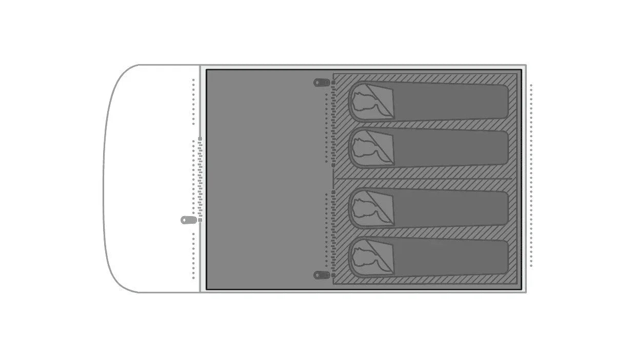 Easy Camp Palmdale 400 Footprint Groundsheet 2024