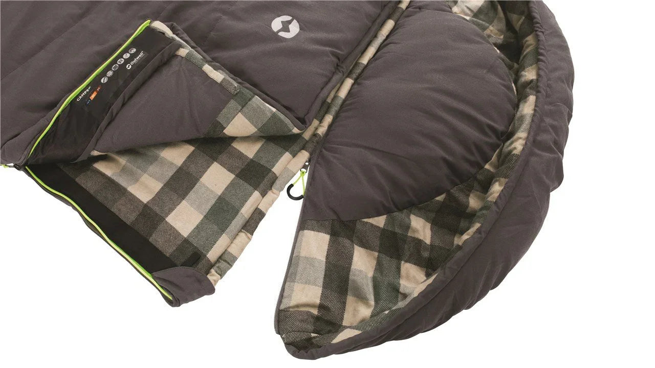 Outwell Camper Sleeping "L" Bag Grey
