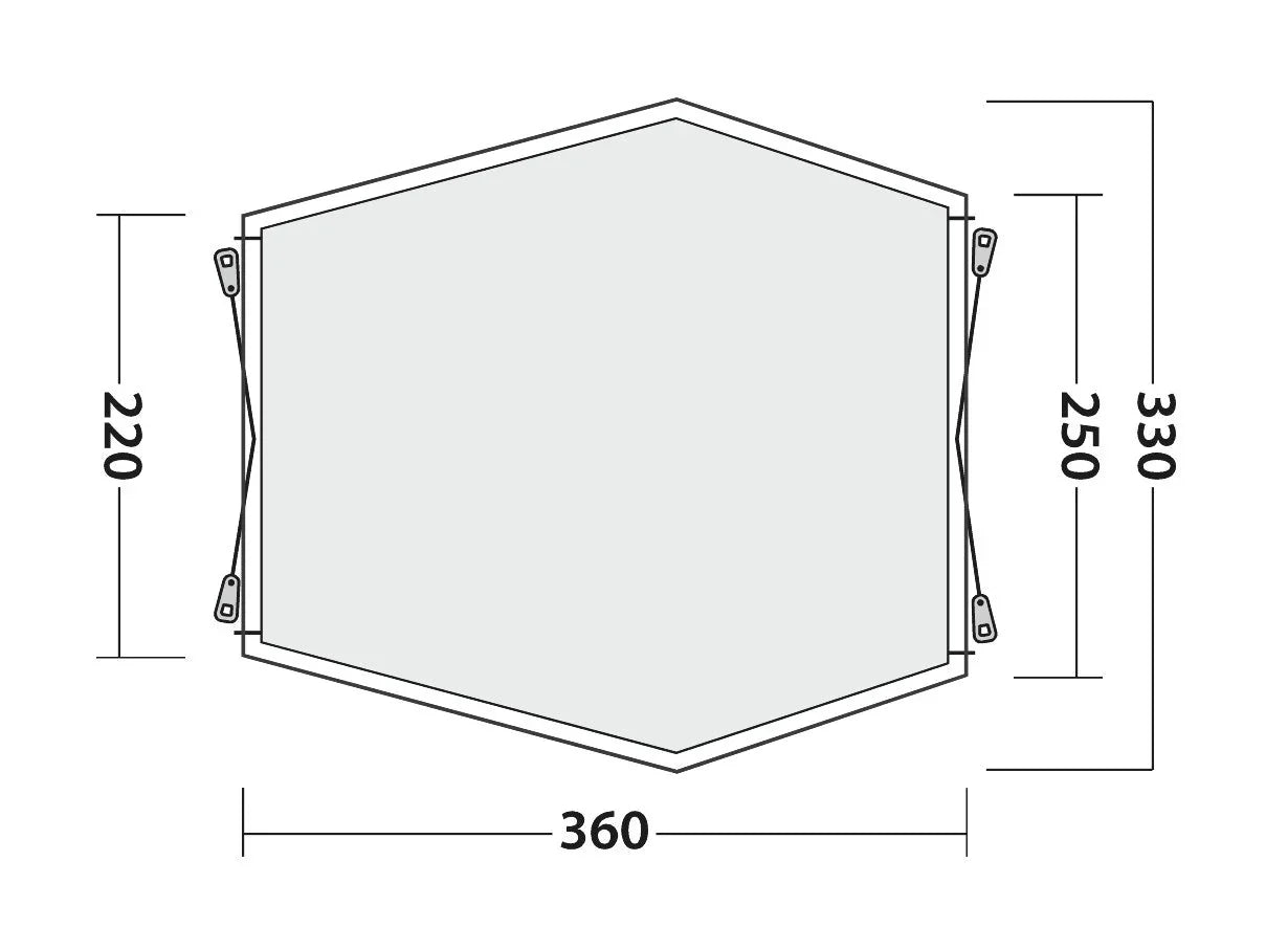 Outwell Woodcrest Driveaway Awning