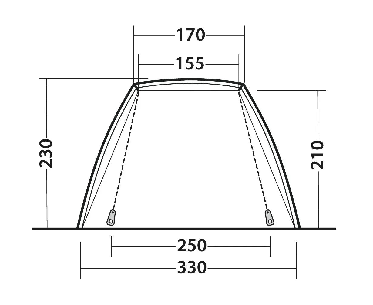 Outwell Woodcrest Driveaway Awning