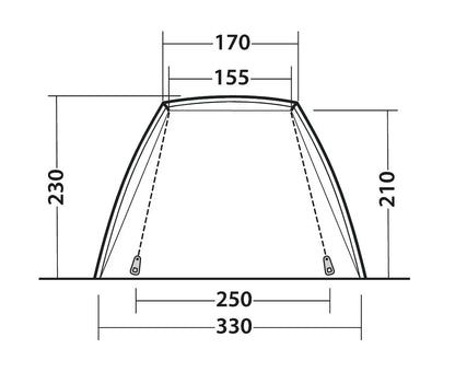 Outwell Woodcrest Driveaway Awning