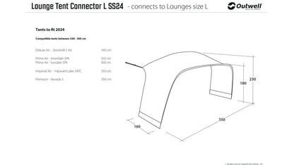 Outwell Lounge L Tent Connector