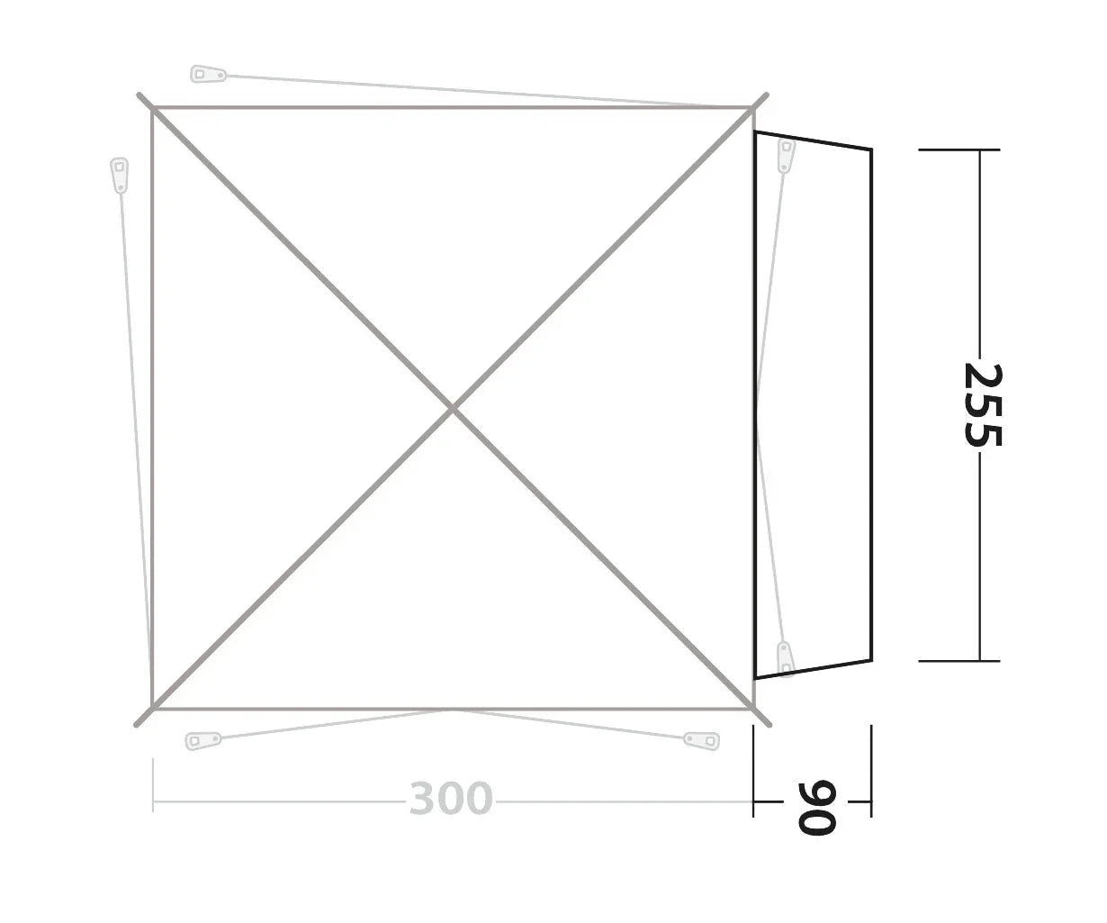 Outwell Fastlane 300 Vehicle Connector 2025