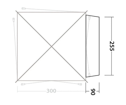 Outwell Fastlane 300 Vehicle Connector 2025