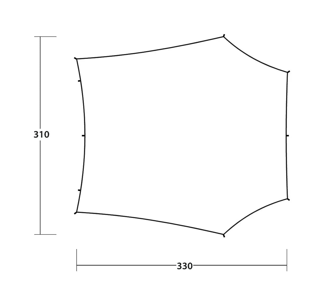 Outwell Canopy Tarp M 2026