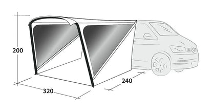 Outwell Touring Shelter Air 2026