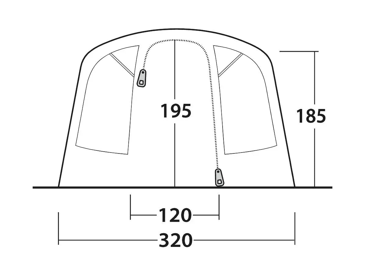 Outwell Colorado 5 Air Inflatable Tent 2026