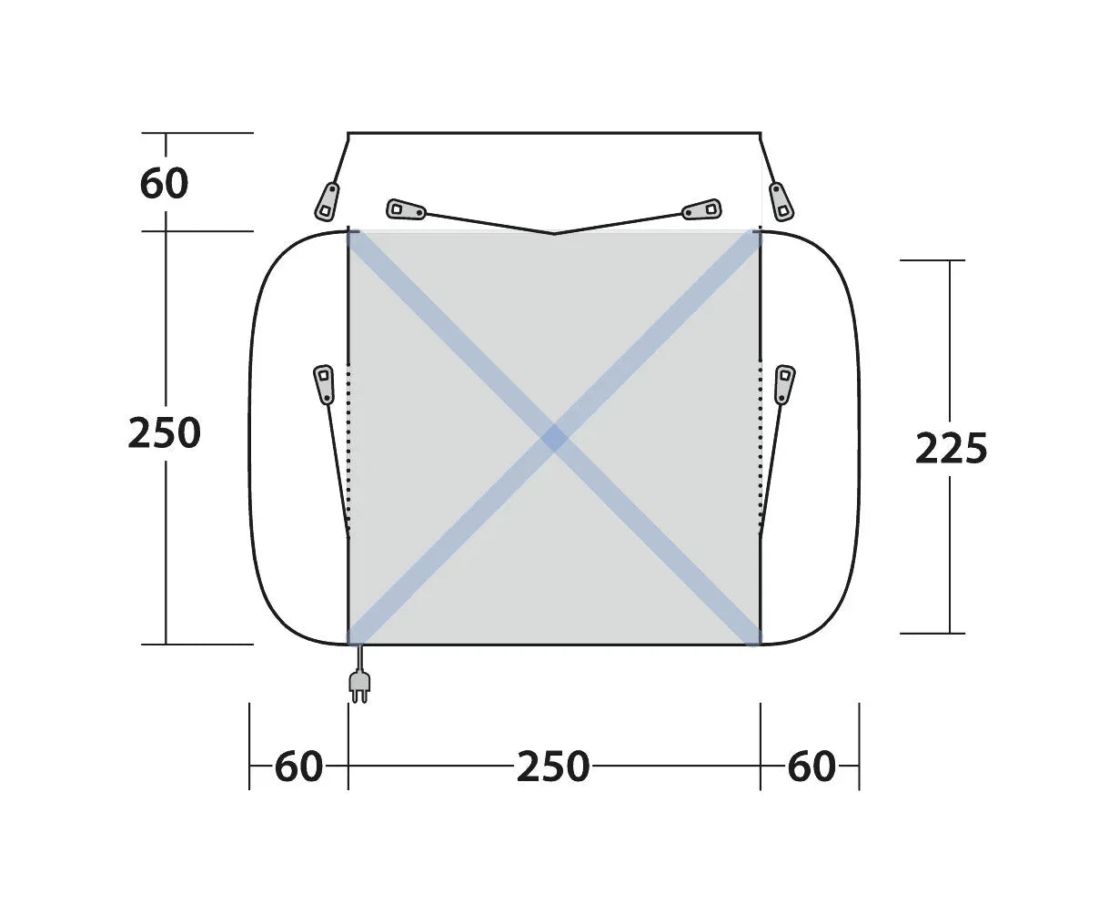 Outwell Daytona Air Driveaway Awning 2026