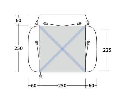 Outwell Daytona Air Driveaway Awning 2026