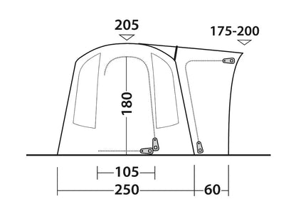 Outwell Daytona Air Driveaway Awning 2026