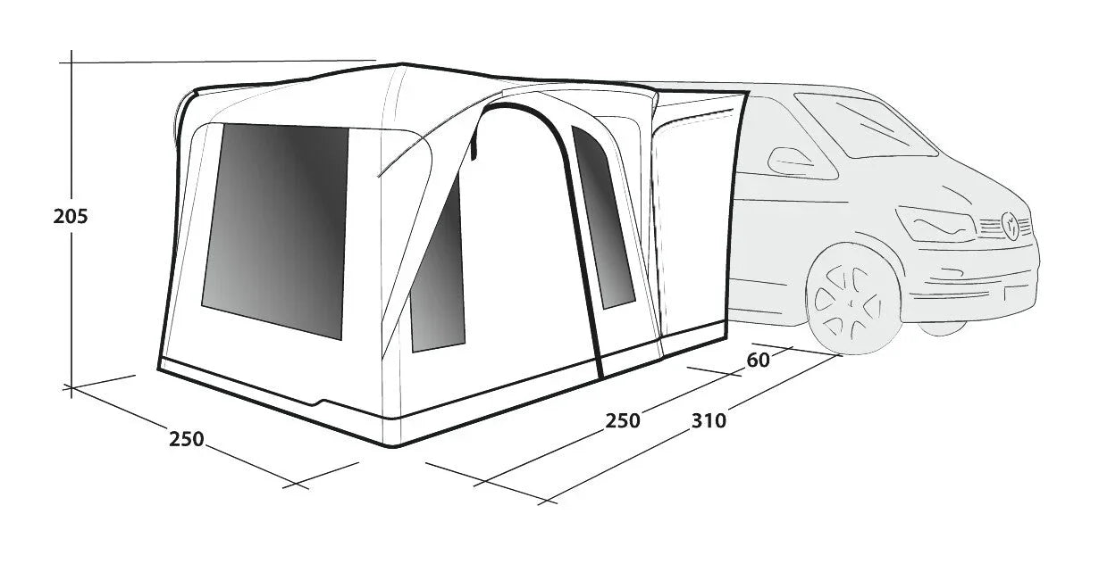 Outwell Daytona Air Driveaway Awning 2026