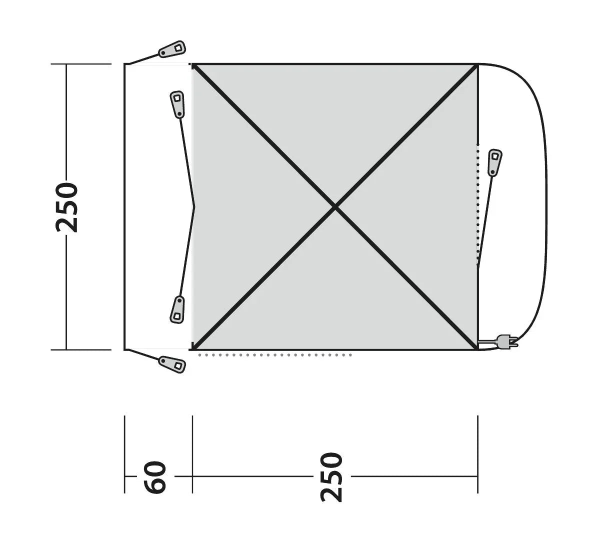 Outwell Pine Hills Driveaway Awning 2026