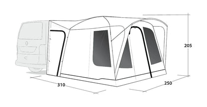 Outwell Pine Hills Driveaway Awning 2026