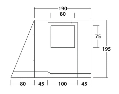 Outwell Backroads Awning Room 2026
