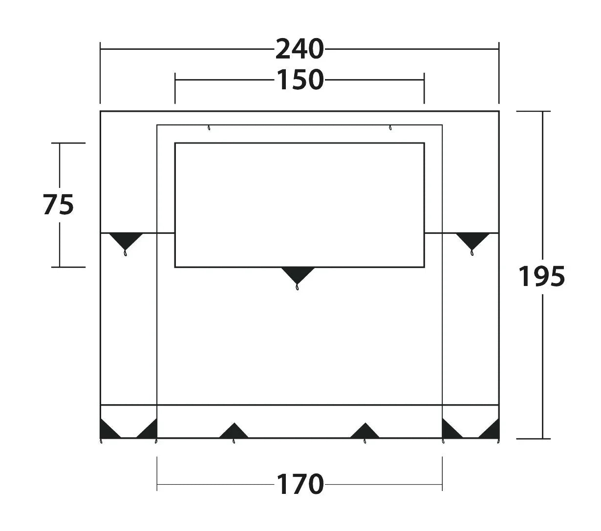Outwell Backroads Awning Room 2026