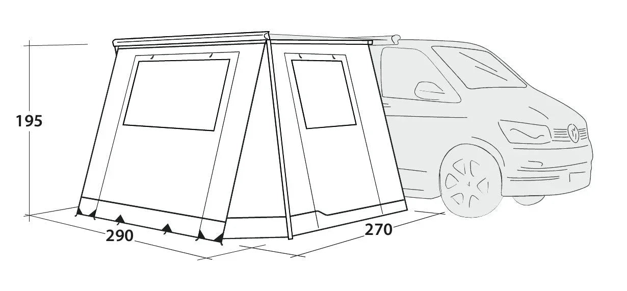 Outwell Backroads Awning Room 2026