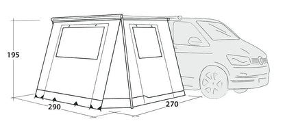 Outwell Backroads Awning Room 2026