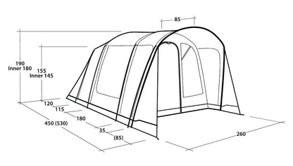 Outwell Birdland 4 TC Polycotton Tent 2026