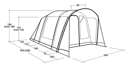 Outwell Durango 4 Tent 2026