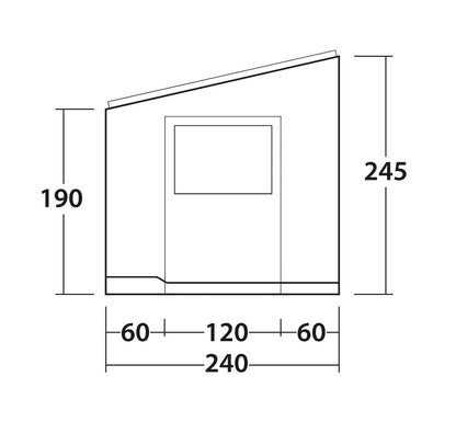 Outwell Sideroads Awning Room 2026