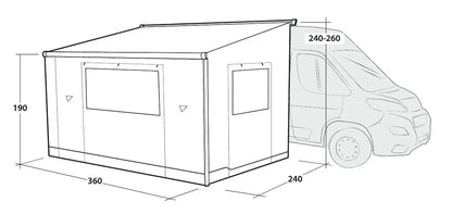 Outwell Sideroads Awning Room 2026
