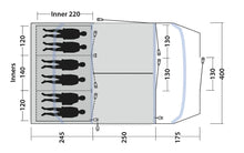 Outwell Sacramento 6 Air Inflatable Tent 2026