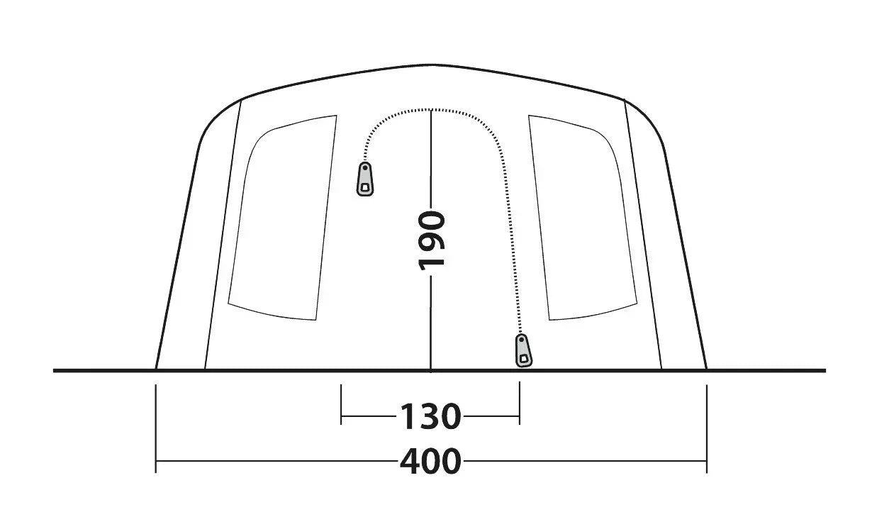 Outwell Sacramento 6 Air Inflatable Tent 2026