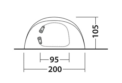 Outwell Nexion 3 Pop-Up Tent Forest 2026