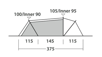 Outwell Nexion 3 Pop-Up Tent Forest 2026