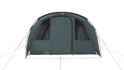 Easy Camp tent with orange guy lines, ideal for camping adventures and outdoor gear needs.
