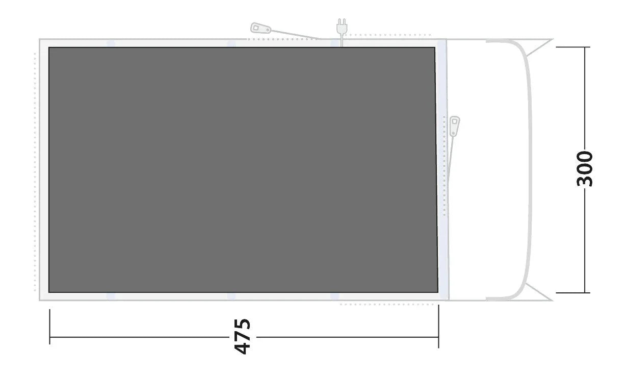 Outwell Colorado / Ohio / Denver 5 Air Footprint Groundsheet 2026