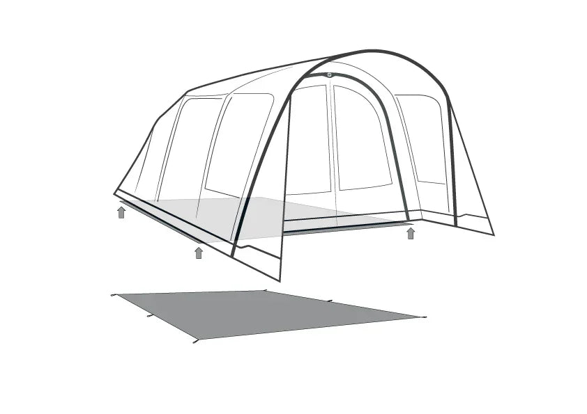 Outwell Nashville / Flagstaff / Monterey 5 Air Footprint Groundsheet 2025