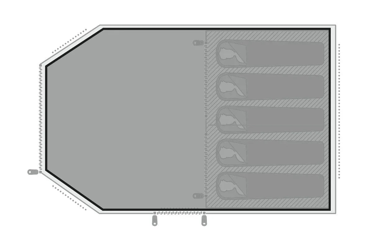 Easy Camp Hamra / Bokna 5 Footprint Groundsheet 2026