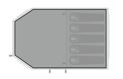 Easy Camp Hamra / Bokna 5 Footprint Groundsheet 2026