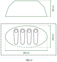 Coleman Galiano Fast Pitch Pop Up 4 Person Tent 2026