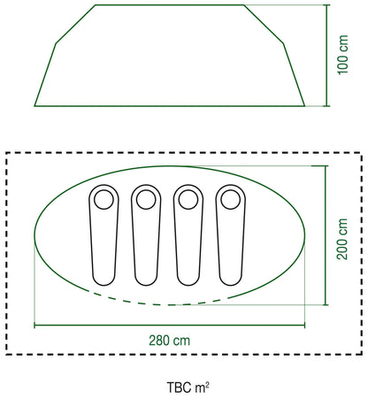 Coleman Galiano Fast Pitch Pop Up 4 Person Tent 2026