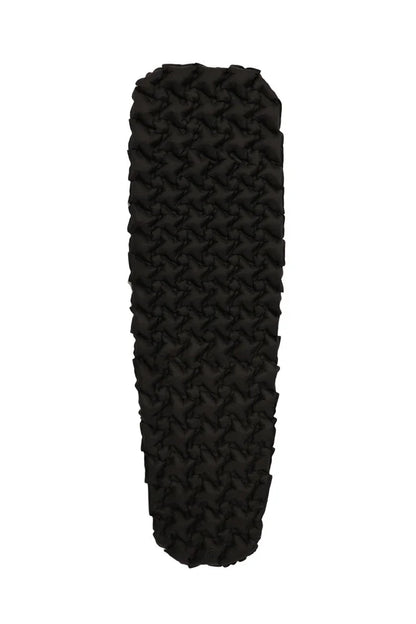 Black textured sleeping pad for camping and outdoor adventures