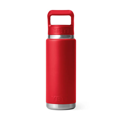 YETI Rambler® 26oz (769ml) Straw Cap Bottle Rescue Red