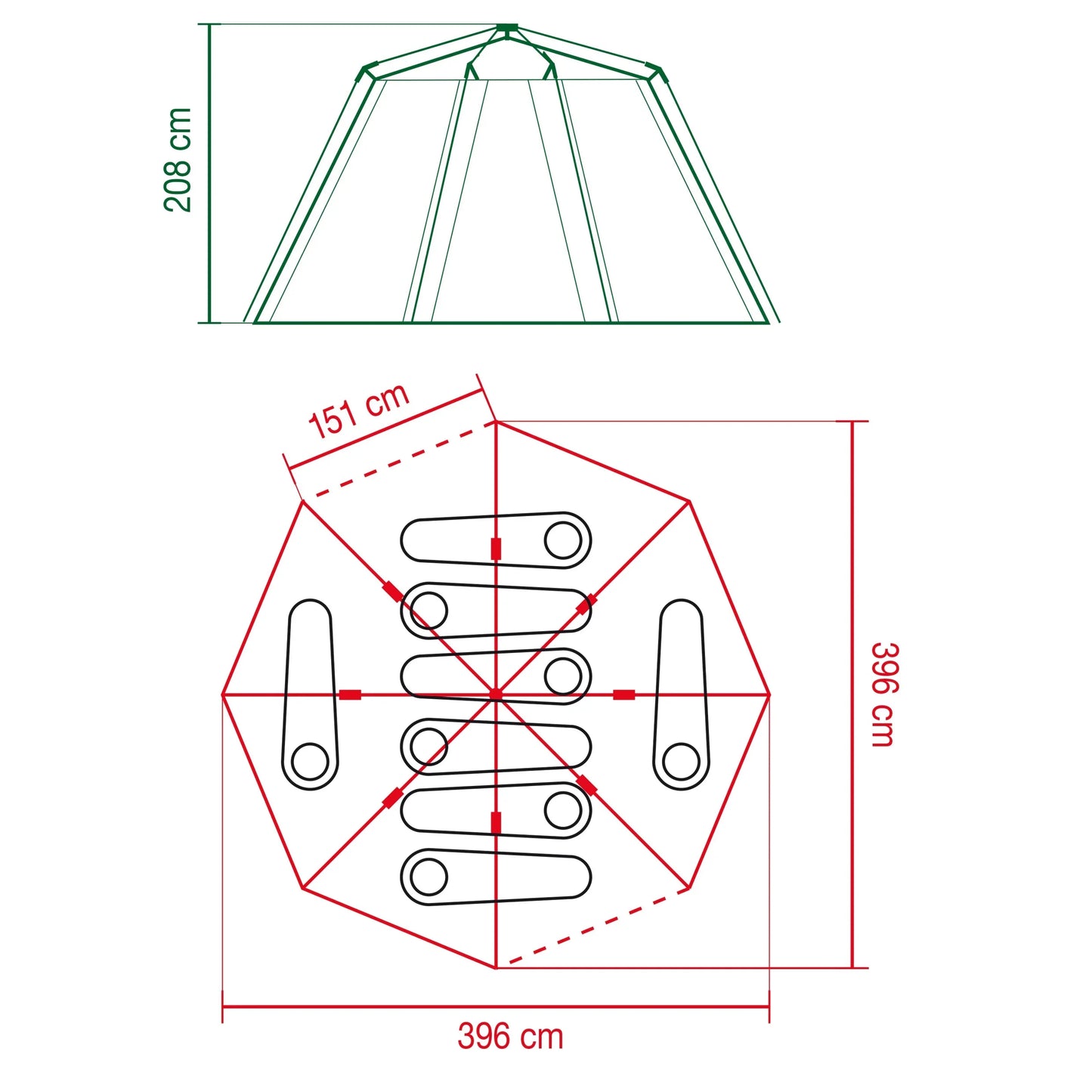 Coleman Octagon 8 Shelter Grey 2026