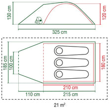 Coleman Darwin 3+ BlackOut® Tent Green 2026