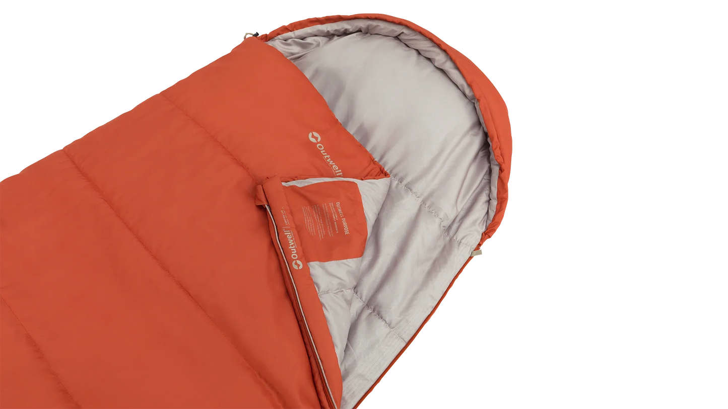 Outwell Campion Lux Sleeping Bag Orange