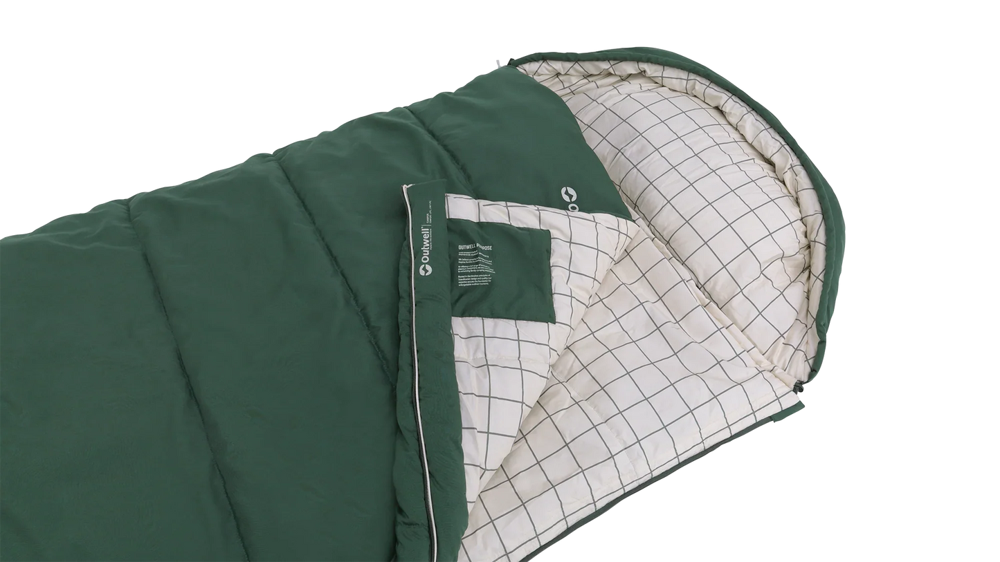 Outwell Camper Prime Sleeping Bag Green