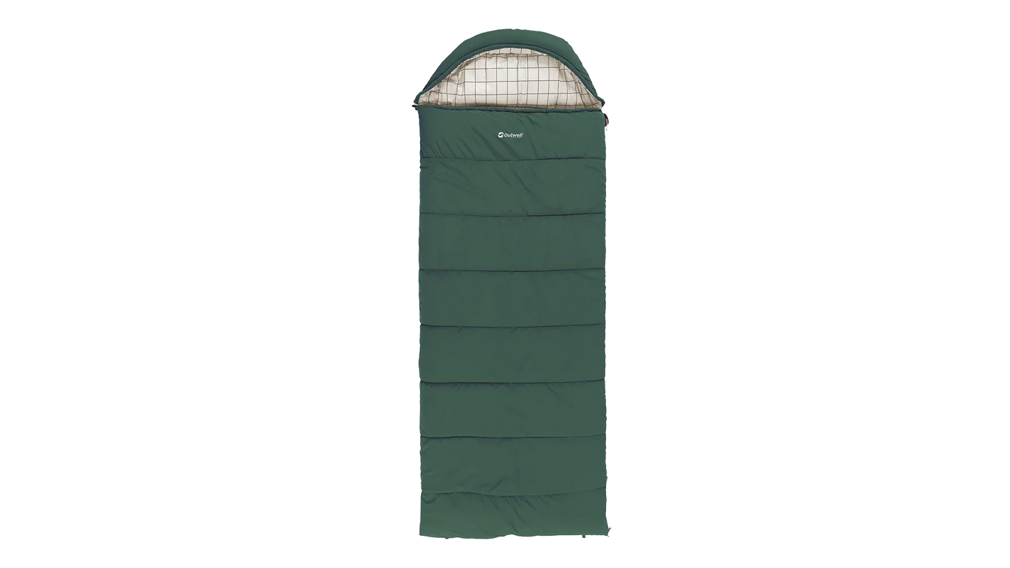 Outwell Camper Prime Sleeping Bag Green