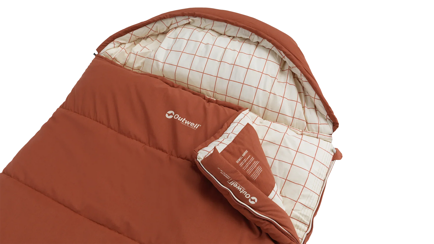 Outwell Camper Lux Sleeping Bag Red