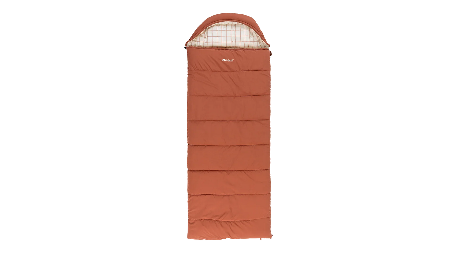 Outwell Camper Lux Sleeping Bag Red