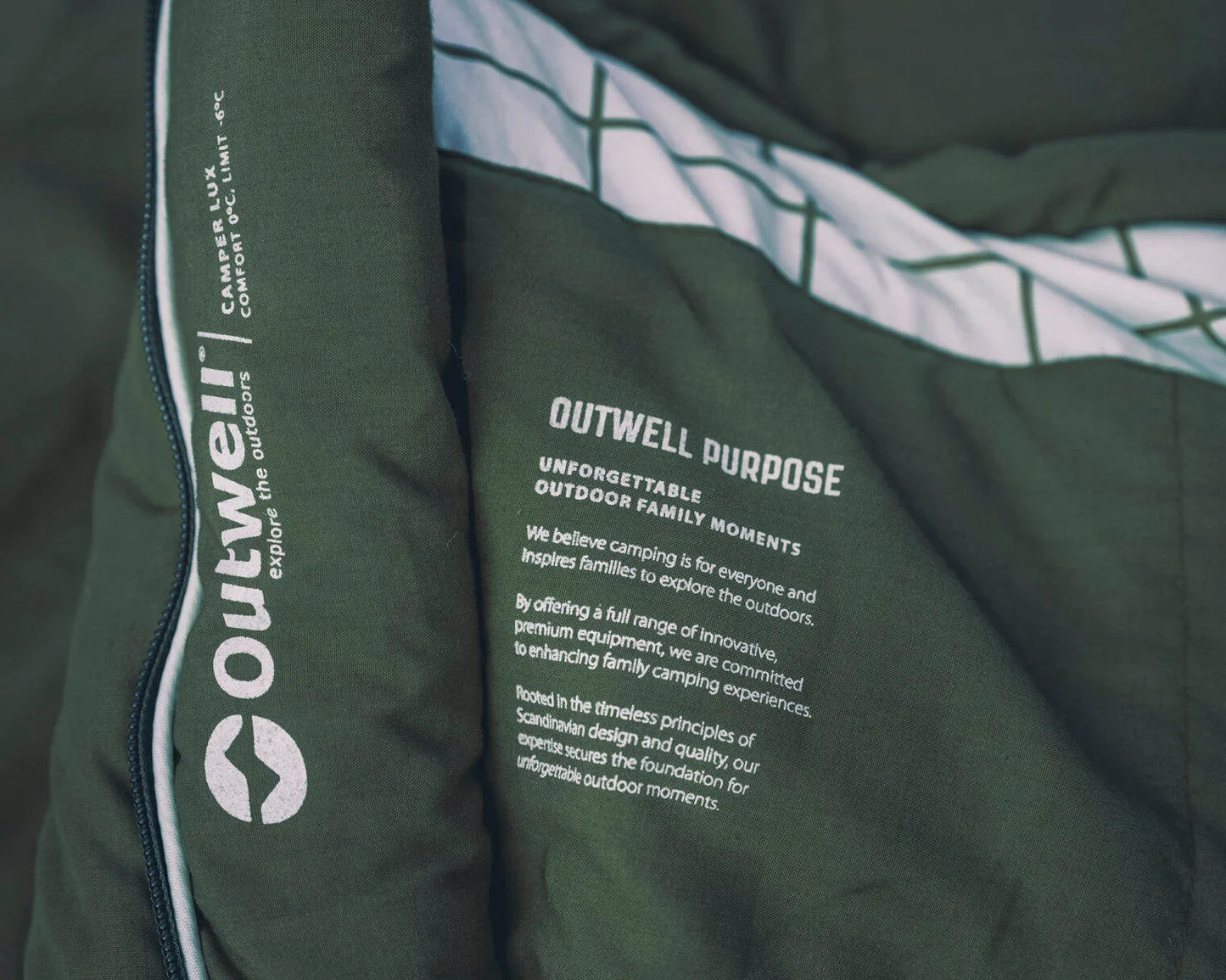 Outwell Camper Lux XL Sleeping Bag Green