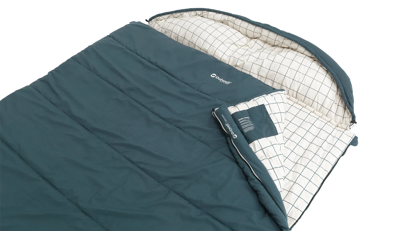 Outwell Camper Lux Double Sleeping Bag Blue