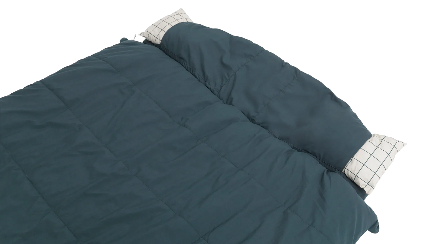 Outwell Camper Lux Double Sleeping Bag Blue