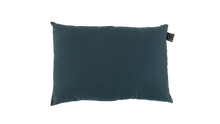 Dark teal camping pillow for outdoor adventures and caravanning comfort